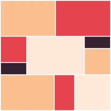 Photo collage pattern. White frames, colored pattern Ilustración de archivo