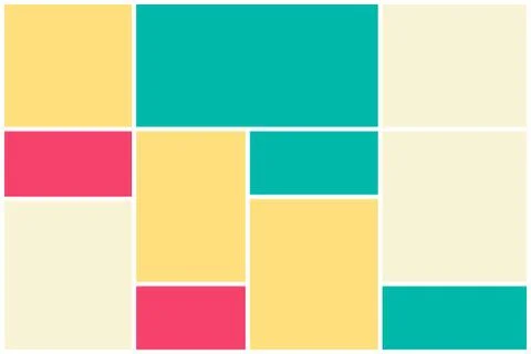 Photo collage pattern. White frames, colored pattern イラスト素材