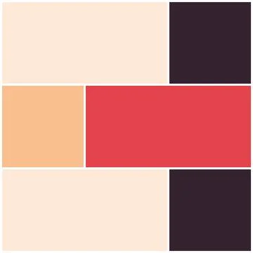 Photo collage pattern. White frames, colored pattern Stock Illustration