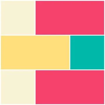 Photo collage pattern. White frames, colored pattern Stock Illustration