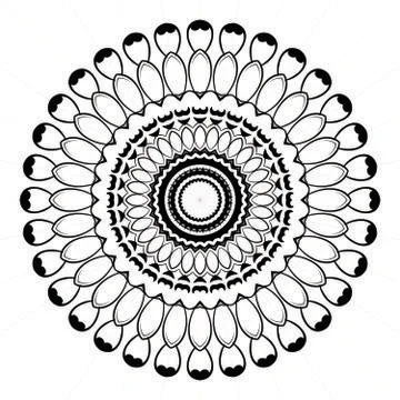 PHOTO COLLECTION OF MANDALA Illustrazione stock
