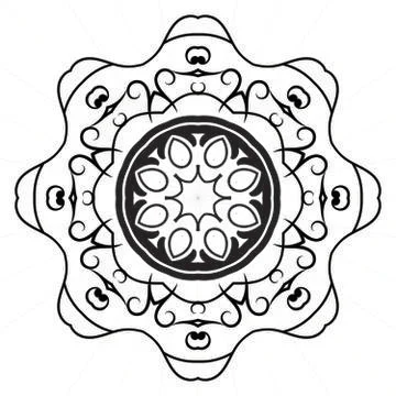 PHOTO COLLECTION OF MANDALA Illustrazione stock