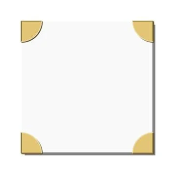 Photo Corner Edges Vector Illustrazione stock