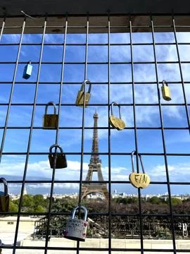 A photo of the Eiffel Tower Foto stock
