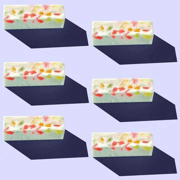 Photo in the form of a seamless pattern. Gray pastille with colored splashes Stock Illustration