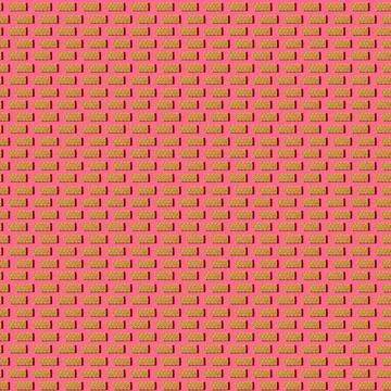 Photo in the form of a seamless pattern. Orange color crisps for healthy food Stock Illustration