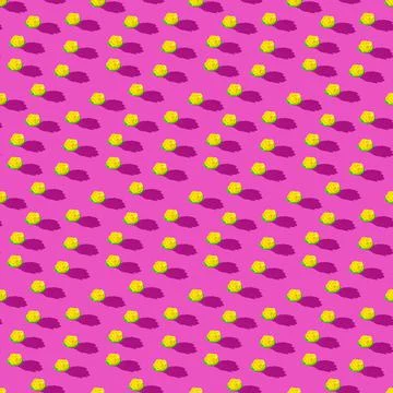 Photo in the form of a seamless pattern. Yellow flower with green leaves with Stock Illustration