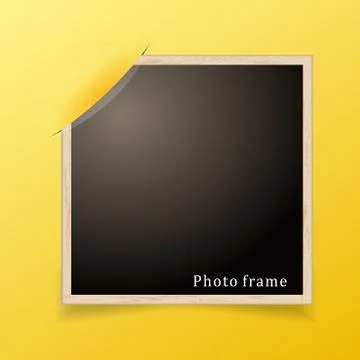 Photo Frame. Decoretive Design Template. Grunge Border Stock Illustration