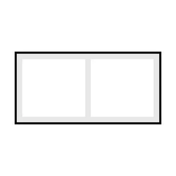 Photo frame icon for digital wall art border template design element background Stock Illustration