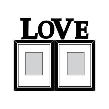 Photo frame icon Stock Illustration