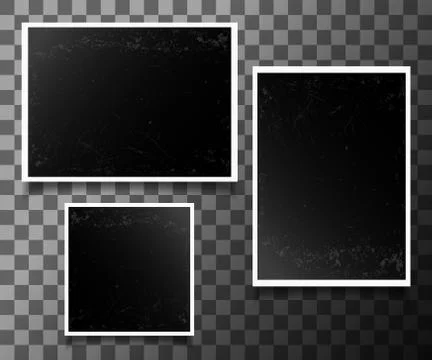 Photo frame set Stock Illustration