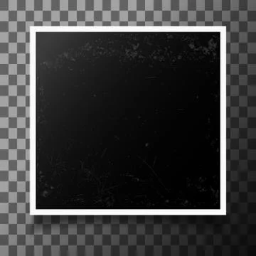 Photo frame with shadow Stock Illustration