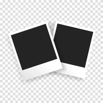 Photo frame on a transparent background 库存插图