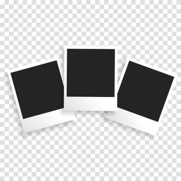 Photo frame on a transparent background Stockillustratie