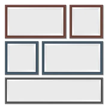 Photo frame vector design illustration isolated on white background Stock Illustration