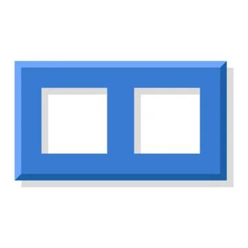 Photo frame vector isolated Stock Illustration