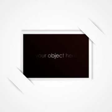 Photo frame for your object Stock Illustration