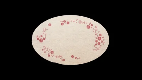 Photo Frames With Hand-made Patterns on Alpha Channel Stock Footage 73580371