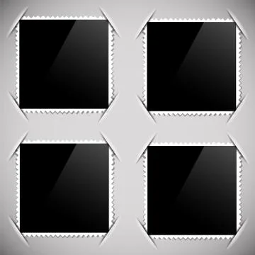 Photo Frames Stock Illustration
