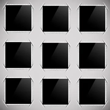 Photo Frames Illustrazione stock