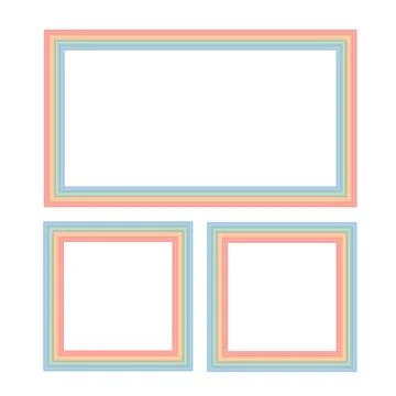Photo frames Stock Illustration