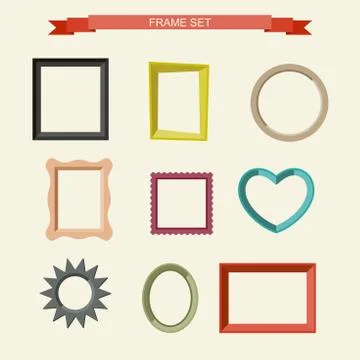 Photo frames Stock Illustration