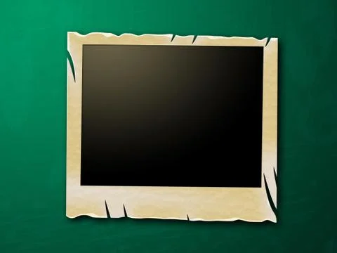 Photo frames meaning empty space and background Иллюстрация
