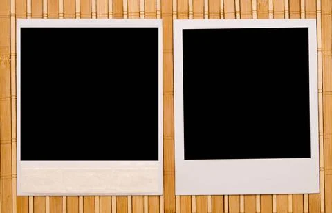 photo frames photo frames against wooden backgound Copyright: xZoonar.com... Stock Photos