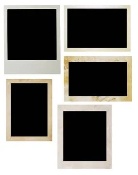 Photo frames photo frames isolated on white ,model released, Symbolfoto Co... Stock Photos