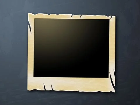 Photo frames representing blank space and layout Stock Illustration