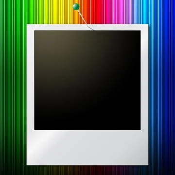 Photo frames showing empty space and copy-space Stock Illustration