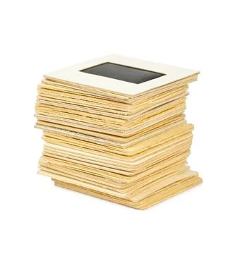 Photo frames for slide Photo frames for slide isolated on white background... Stock Photos