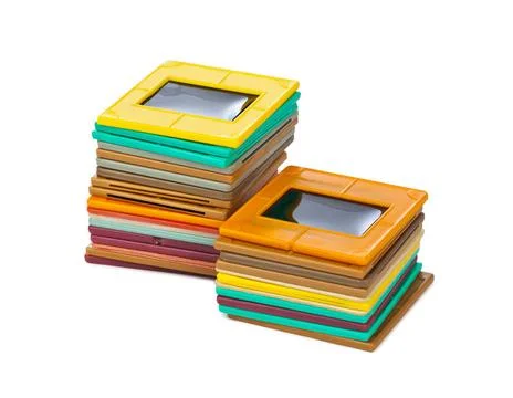 Photo frames for slide Photo frames for slide isolated on white background... Stock Photos
