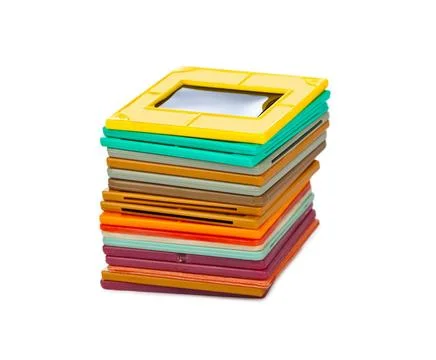 Photo frames for slide Photo frames for slide isolated on white background... Stock Photos