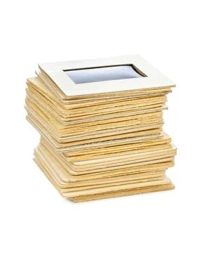 Photo frames for slide Photo frames for slide isolated on white background... Stock Photos