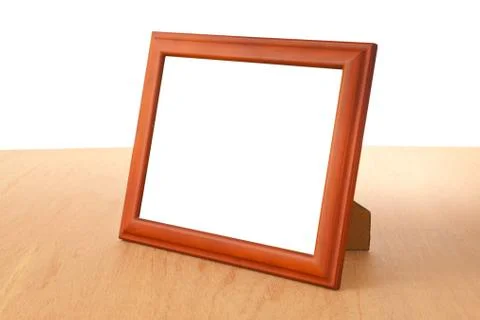 Photo frames on the table Stock Photos