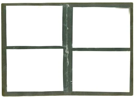 Photo framework photo frames on old aged album isolated Copyright: xZoonar... Stock Photos