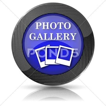 Photo gallery icon Stock Illustration
