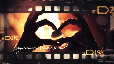 Photo Gallery Slideshow After Effects stock