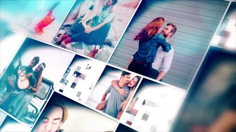 Photo Grid Revealer Slideshow ULTRA 4K Stock After Effects