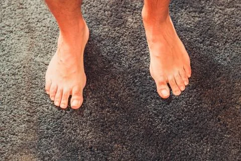 Photo of a human foot Foto stock