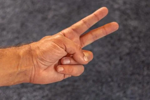 Photo of a human hand Stock Photos