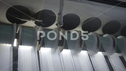 Photo from the interior of the movie production factory. Stock Photos