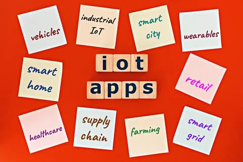 Photo on IoT(internet of things) applications theme Stock-Fotos