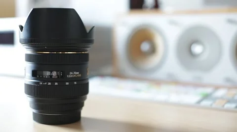 Photo lens Stock Footage 48423010
