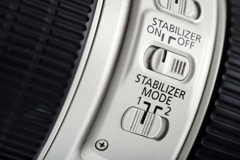 Photo lens stabilizer Stock Photos