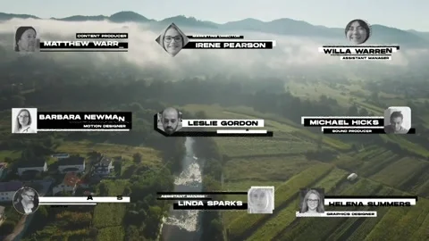 Photo Lower Thirds After Effects stock