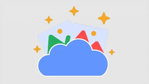 Photo Memory Cloud Stock Footage 321037091
