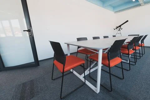 Photo of a modern office where programming, digital marketing and web design Stock Photos