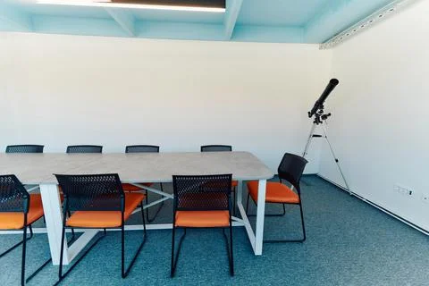 Photo of a modern office where programming, digital marketing and web design Stock Photos